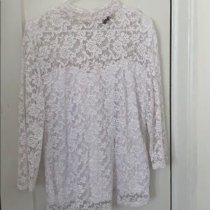 White lace top (Plus Size)